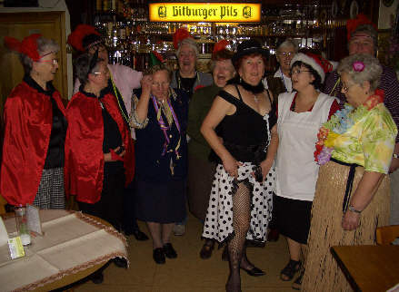 Kntte Club Oberhtte feiert Fasching in der Linde ..