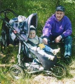 Peter mit seinem Sohn Nico